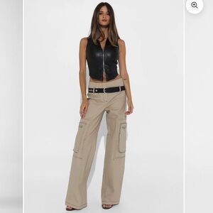 By. DLYN Mallory Pants in Bone